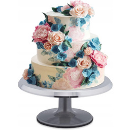 Metalowy Profesjonalny Talerz Obrotowy Do Dekorowania Tortów 30CM