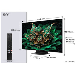 Telewizor TCL 50C7K QD-Mini LED 50" 4K Ultra