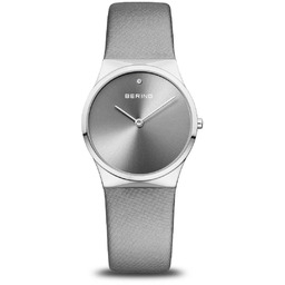 Zegarek BERING 12130-609. Kwarcowy, Kolor szary. Kobieta.