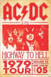 AC/DC Highway To Hell Hell Tour 1979 -