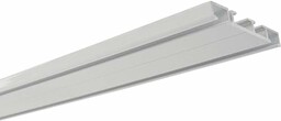 Karnisz aluminiowy GARDINIA 2-biegowy biały 150 cm