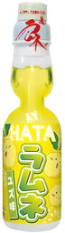 Napój Ramune Yuzu, japońska oranżada o smaku cytrusowym
