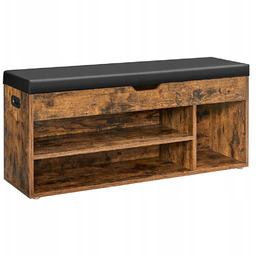 Szafka na buty Z Tapicerowanym Siedziskiem schowek pojemna