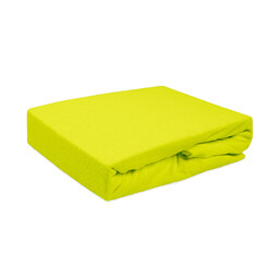 Darymex Prześcieradło frotte z gumką 90x200 034 limonkowe