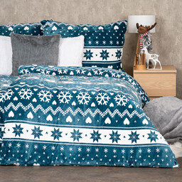 4Home Pościel mikroflanela Nordic love, 140 x 220