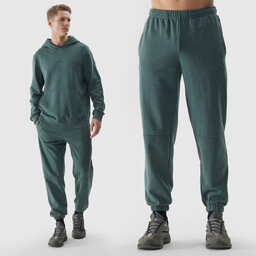 Spodnie Męskie 4F Joggery Sportowe Dresy Casual Oliwkowe