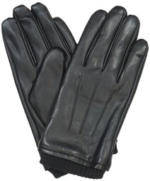 Czarne Męskie Eleganckie Rękawiczki -Pako Jeans- Jesienno-Zimowe, ze