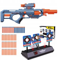 Snajperka Nerf Elite Eaglepoint Zestaw Dodatki Tarcza Strzałki