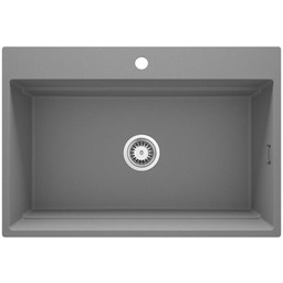 DEANTE ZRM S10B Zlew magnetic szary metalik granit