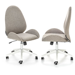 Fotel młodzieżowy obrotowy falcao szary popielaty halmar