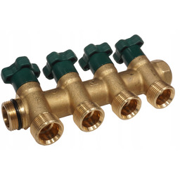 Herz Rozdzielacz 4 Obwody Do Ciepłej Wody Użytkowej