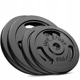 Zestaw obciążeń żeliwnych 30kg do sztangi hantli