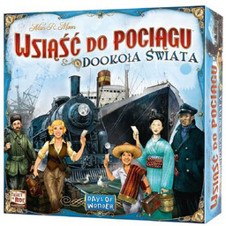 REBEL Gra planszowa Wsiąść do Pociągu Dookoła Świata