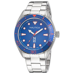 Zegarek Nautica NAPFWS221 Srebrny