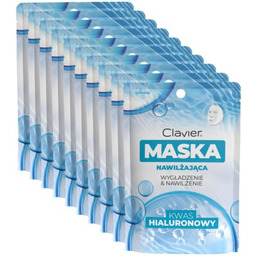 CLAVIER Maseczka Kwas Hialuronowy (10 sztuk)