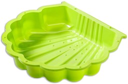 Małpiszon, piaskownica plastikowa Shell - zielony