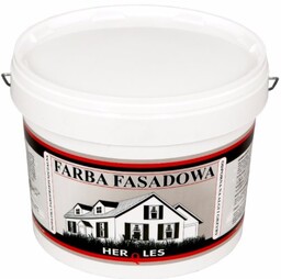 Farba Fasadowa Fasada Elewacyjna Profesjonalna Zewnętrzna Biała Herqles