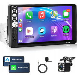 Radio Samochodowe 1 Din Z Apple Carplay Android