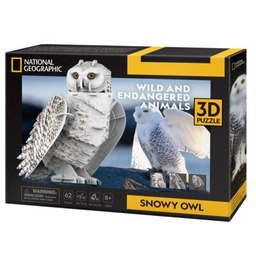 CUBIC FUN Puzzle 3D National Geographic Puchacz 306-DS1079H