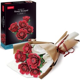 CUBIC FUN Puzzle 3D Flower Bouquet Róże P865H