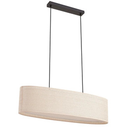 Lindby - Żyrandol Soula, beżowa, 78 cm, tworzywo