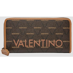 VALENTINO Brązowy portfel Liuto