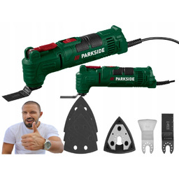 Narzędzie Urządzenie Wielofunkcyjne Parkside 4w1 Akcesoria i6 Zestaw