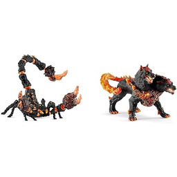 SCHLEICH SLH70142 Skorpion Z Lawą,wielokolorowy & SCHLEICH SLH42451