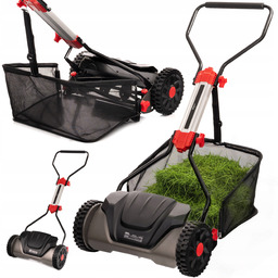 Kosiarka Ręczna Bębnowa Mechaniczna Wrzecionowa Pchana Duża Kosz