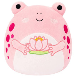 Maskotka Squishmallows 19 cm Różowa żaba z lilią