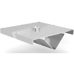 Polgast Okap centralny skośny 1700x2200 mm I Stal