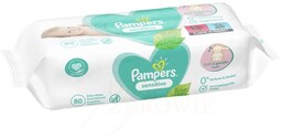 Chusteczki nawilżane Pampers Sensitive , 80 sztuk