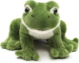 Uni-Toys - Pluszowa zielona żaba, siedząca -
