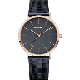 Zegarek BERING 13436-367. Kwarcowy, Kolor niebieski. Kobieta.