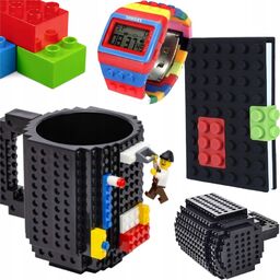 Zestaw kubek + notes do malowania czarny +