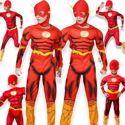 STRÓJ DLA CHŁOPCA DC THE FLASH PRZEBRANIE
