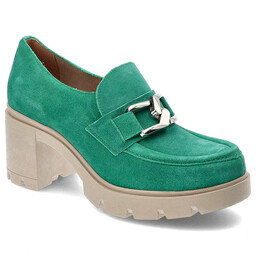Lemar Zielone Półbuty Damskie Eleganckie Buty