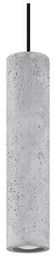 Lampa wisząca LUVO 1 czarna stal, beton, SL.0653
