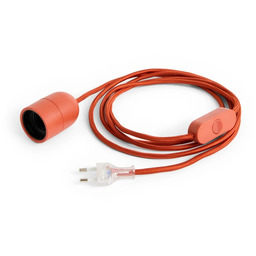 Lampa Stołowe HAY, COMMON, czerwony, salon, tworzywo sztuczne