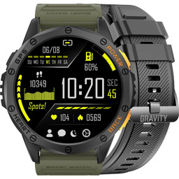 Zestaw Komunijny dziecięcy SMARTWATCH -GPS- GRAVITY black/green