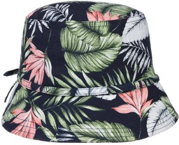 Kapelusz Damski Licola Flowers Bucket by Lipodo, niebieski,
