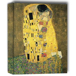 Pocałunek, Gustav Klimt - obraz na płótnie Wymiar