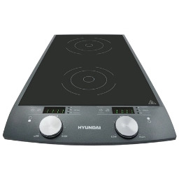 Hyundai IND233 Czarny/Stalowy Kuchenka nastawna