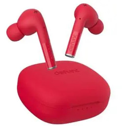 DeFunc True Entertainment Dokanałowe Bluetooth 5.2 Czerwony Słuchawki
