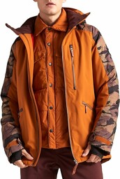 O''Neill Kurtka męska Diabase Snow czerwony Glazed Ginger