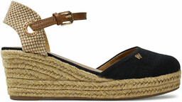 Espadryle Wrangler Bela Women Semi Wedge 20241055 Czarny