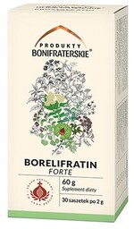 Produkty Bonifraterskie Borelifratin forte, 30 saszetek (60g)