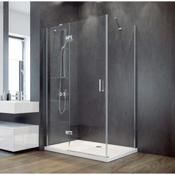 Besco Viva kabina prostokątna lewa 120x80x195cm przejrzyste VPL-128-195C