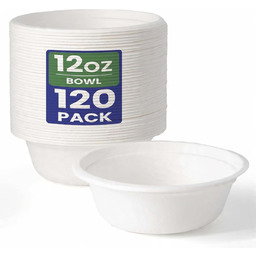 GreFusion Ultra Miski Jednorazowe 350ml 120szt. Trzcina Cukrowa