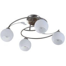 Lindby - Svean 4 Lampa Sufitowa White/Nickel
